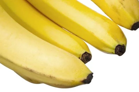 Cropped image of bananas Stock Photos