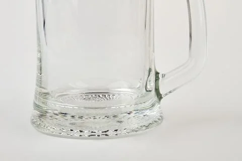 Cropped image of empty glass. Stock Photos