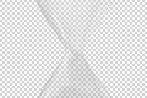 Cropped image of empty hourglass Foto stock