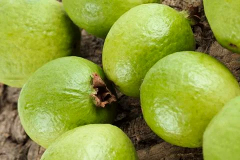 Cropped image of guava Stock Photos