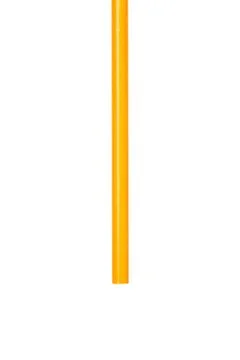 Cropped image of a low section of a yellow crayon Foto stock