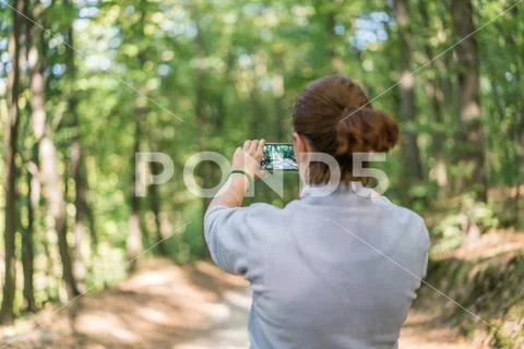 Cropped picture of female runner Stock Photos