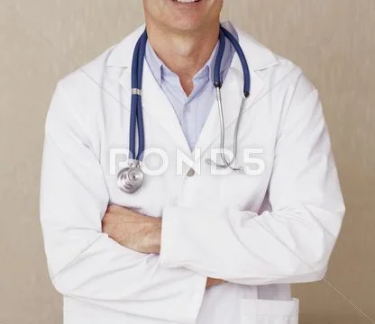 Cropped Portrait Of A Doctor