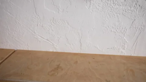 Cropped view of man in putting paper bags on wooden surface Stock-Footage 132445552