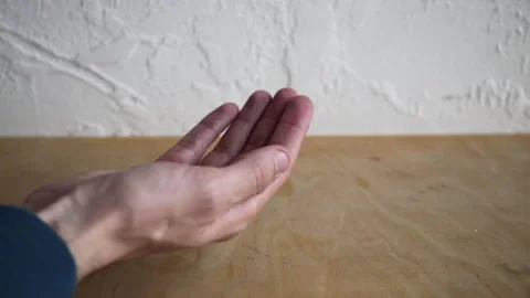 Cropped view of man using hand sanitizer Stock-Footage 132446028