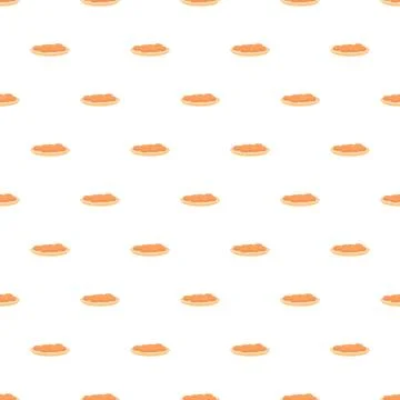 Croquette snack food pattern seamless white background Stock Illustration