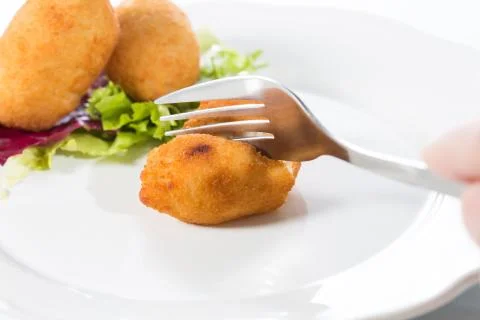Croquettes Stockfoto's
