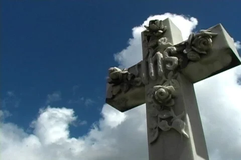 Cross and Clouds 1 Video stock 136828