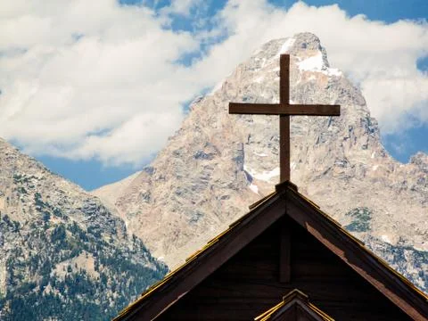 Cross and Summit Stock Photos