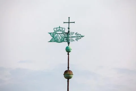 Cross with arrow Stock Photos