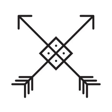 Cross arrows icon. vector illustration Stock Illustration