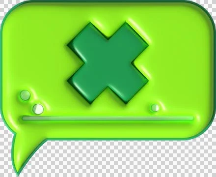 Cross check mark icon button and no or wrong symbol on reject cancel Illustrazione stock