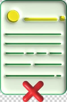 Cross check mark icon button and no or wrong symbol on reject cancel 스톡 일러스트
