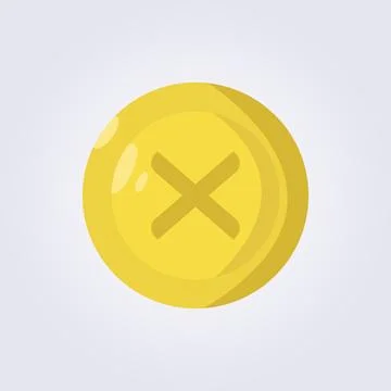 Cross checklist flat icon vector illustration design Stock Illustration