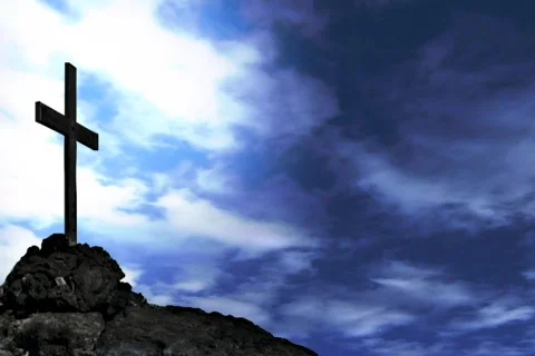 Cross cloudshdDVmov Video stock 617837