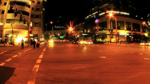 Cross crosswalk Stock Footage 8601970