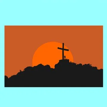 Cross design Stock Illustration