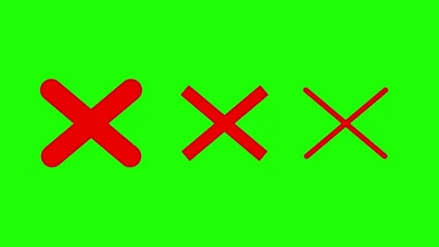 Cross, Error Mark Symbol Animation background. Video stock 336859260
