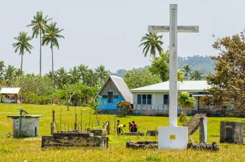 Cross - Espiritu Santo Stock Photos