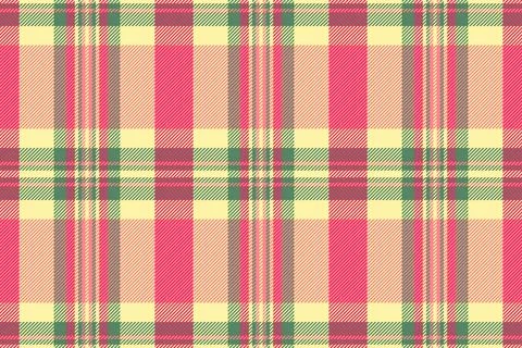 Cross fabric background pattern, card textile seamless tartan. Professional.. Stock Illustration