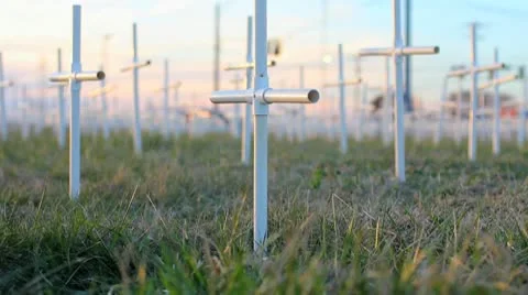 Cross Field 2 Medium 29.97 1080 Stock Footage 10685512