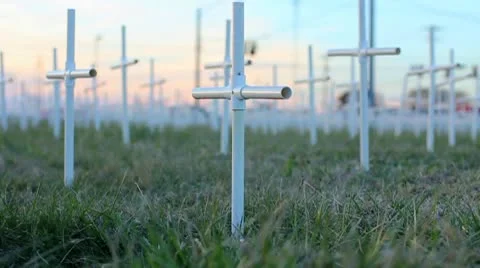 Cross Field 2 Medium 59.94 720 Stock Footage 10685510