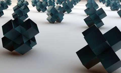 Cross field Illustrazione stock