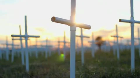 Cross Field Medium 29.97 1080 Stock Footage 10685505