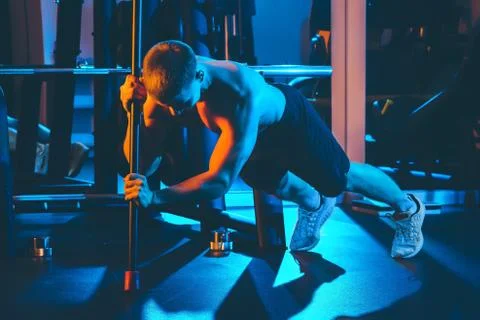 Cross fit exercise Foto stock