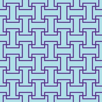 Cross geometrical linear texture. seamless abstract graphic illustration. Stock Illustration
