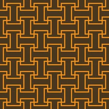 Cross geometrical linear texture. seamless abstract graphic illustration. Stock Illustration