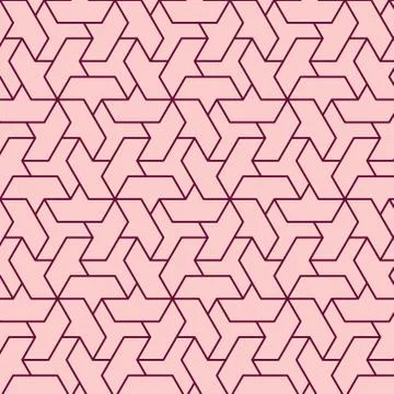 Cross geometrical linear texture. seamless abstract graphic illustration. Stock Illustration