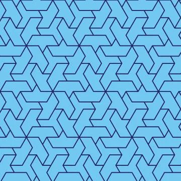 Cross geometrical linear texture. seamless abstract graphic illustration. Stock Illustration