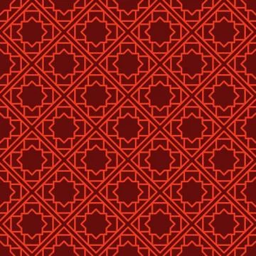 Cross geometrical linear texture. seamless abstract graphic illustration. Stock Illustration