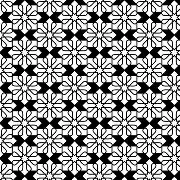 Cross geometrical linear texture. seamless abstract graphic illustration. Stock Illustration