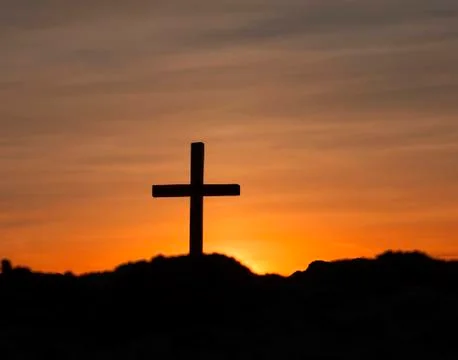Cross on Golgotha Stock Photos