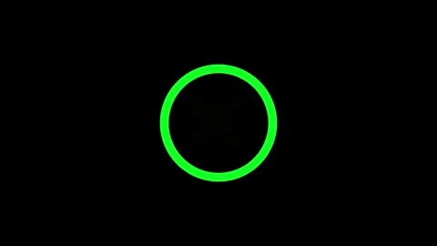Cross icon on black background 4k video Stock Footage 306030597