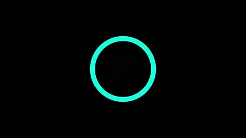Cross icon on black background 4k video Stock Footage 306030600