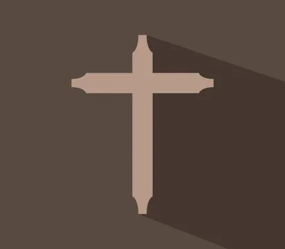 Cross icon illustrated in vector on white background cross icon illustrate... Stock Photos