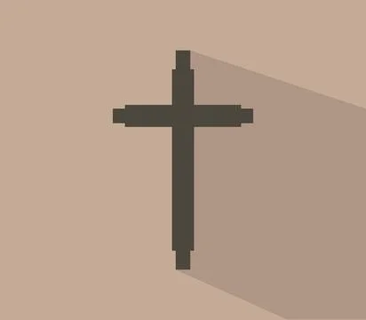 Cross icon illustrated in vector on white background cross icon illustrate... Stock Photos