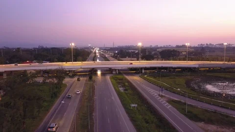 Cross the intersection at Chiang Mai, Thailand Stock Footage 101659024