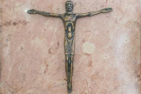Cross with Jesus Christ Stock Photos