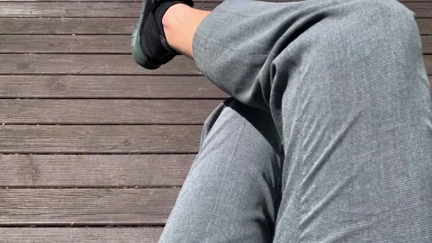 Cross Legs Stock-Footage 152242291