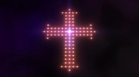 Cross Lights 02 Video stock 8643182