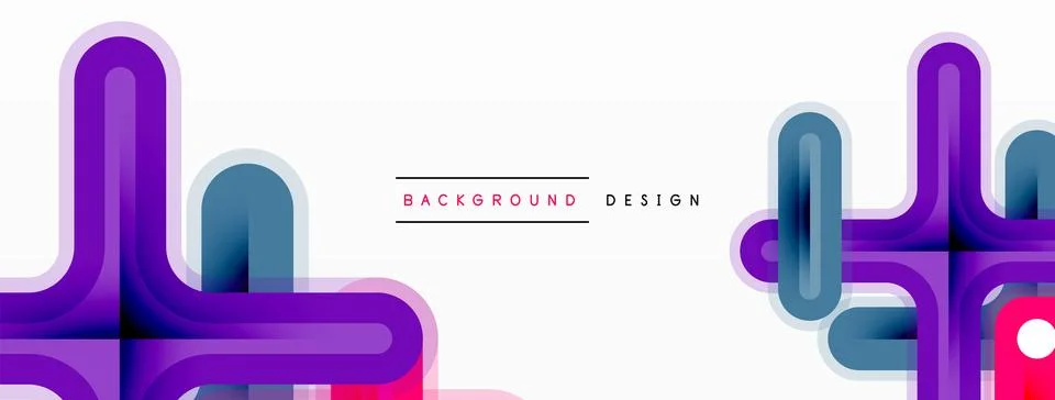 Cross line background minimal geometric template. Design for wallpaper, banner 스톡 일러스트