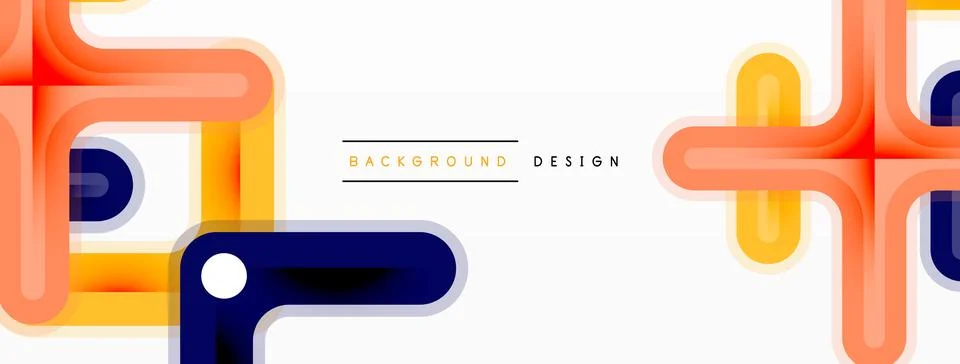 Cross line background minimal geometric template. Design for wallpaper, banner 스톡 일러스트