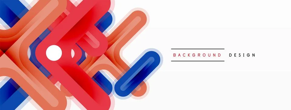 Cross line background minimal geometric template. Design for wallpaper, banner Stock Illustration