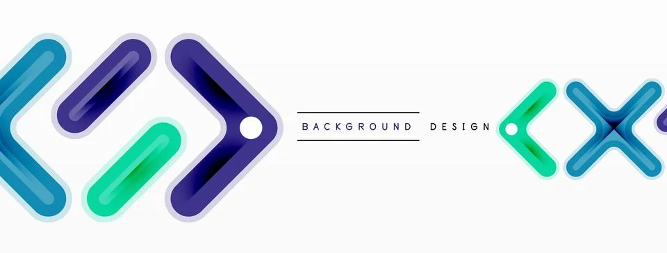 Cross line background minimal geometric template. Design for wallpaper, banner Stock Illustration
