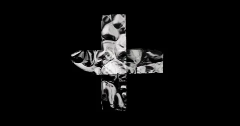 A Cross Made Of Scotch Tape Stock Footage 211217633