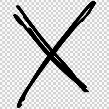 Cross mark Stock Illustration